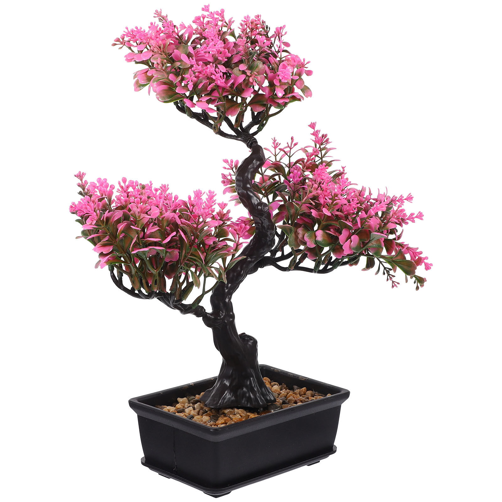 Bonsai Garden For Desk - フェイクプラントオーナメント フェイク盆栽飾り 人工植物装飾 ホームガーデンの棚や机のための模造盆栽オーナメント ナチュラル