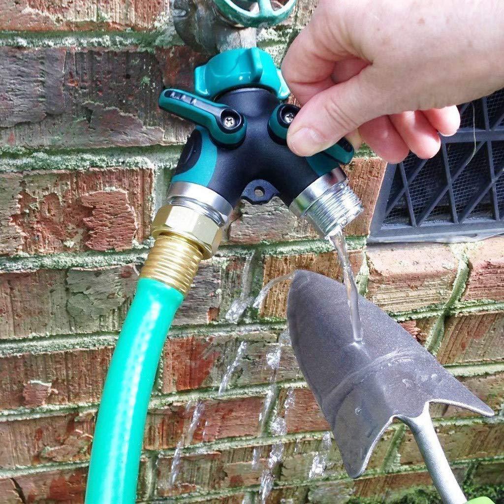 Gardena Hose Comfort - 2ウェイY型ホースコネクター ガーデンスプリッター 快適なプラスチックグリップ付き蛇口