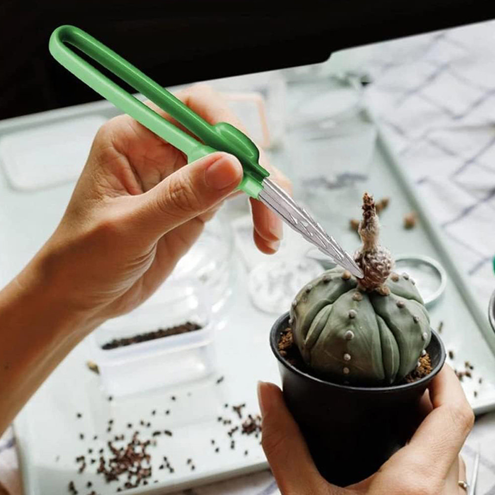 Bonsai Garden Knife - 多肉植物や盆栽の植え付けに適したプロ仕様の園芸ピンセット、家庭用携帯型多目的ガーデニングツール、頑丈な作り