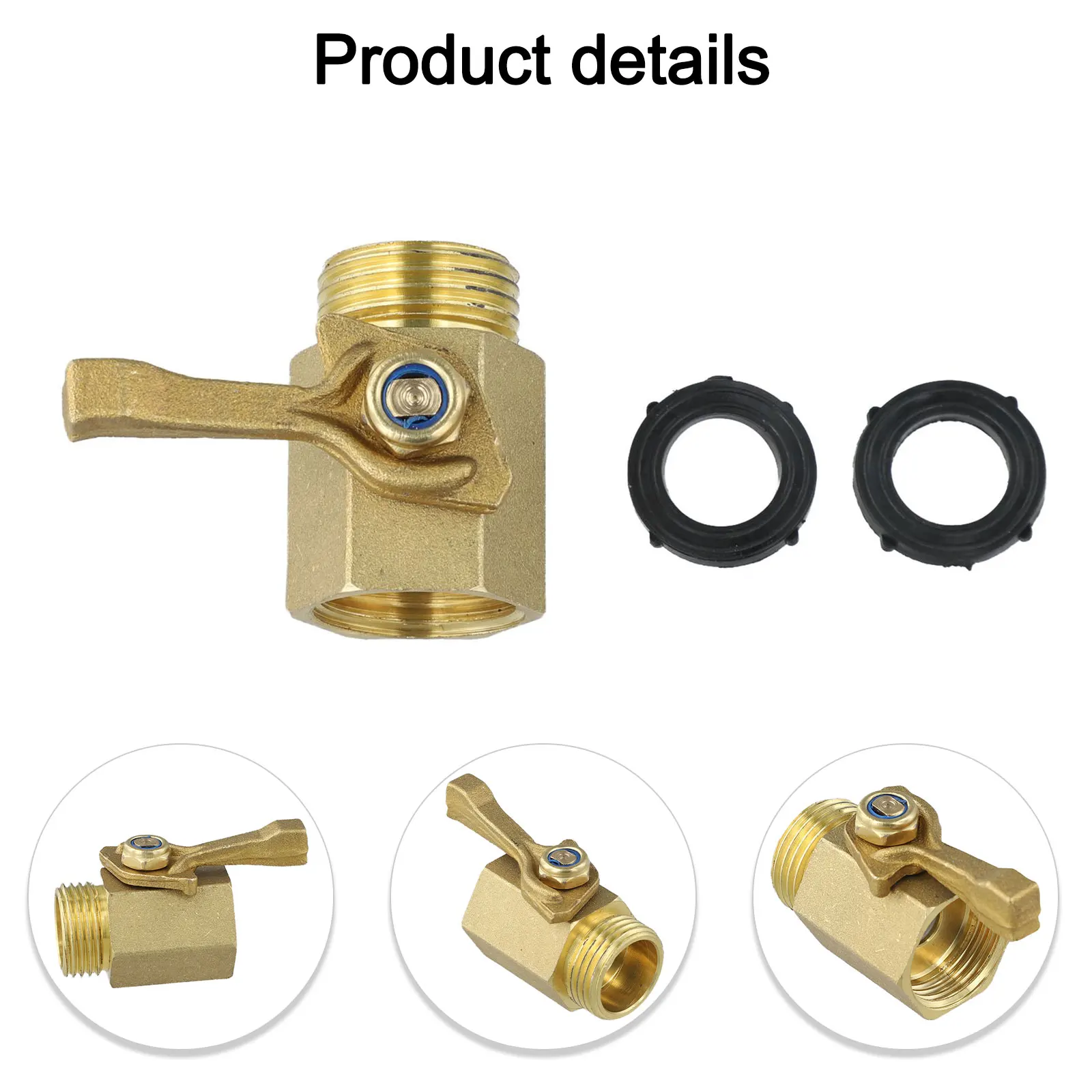 34インチのプレミアム真鍮製遮断バルブは、安全な接続と快適性 - Gardena Hose Comfort のレビューと価格