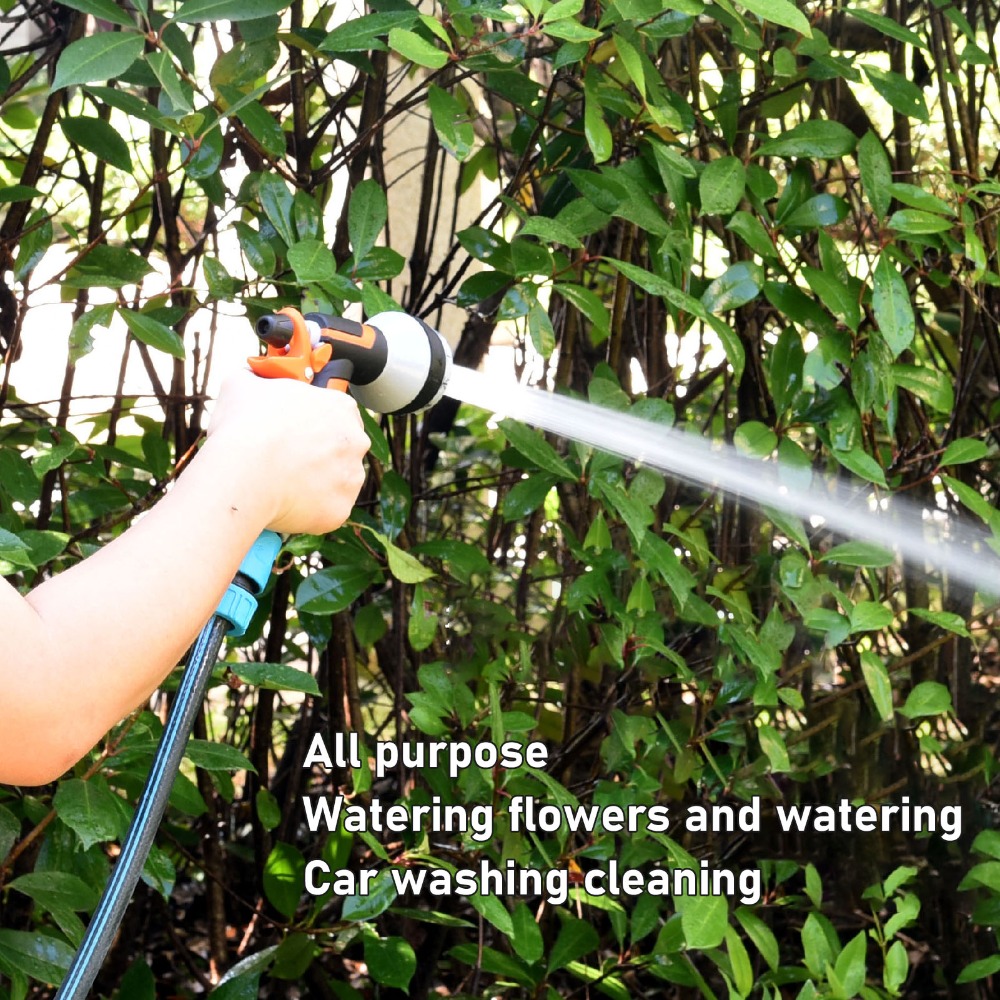 ABS、ゴム製ガーデンホースノズル、10種類のモード調整可能 - Gardena Hose Comfort のレビューと価格