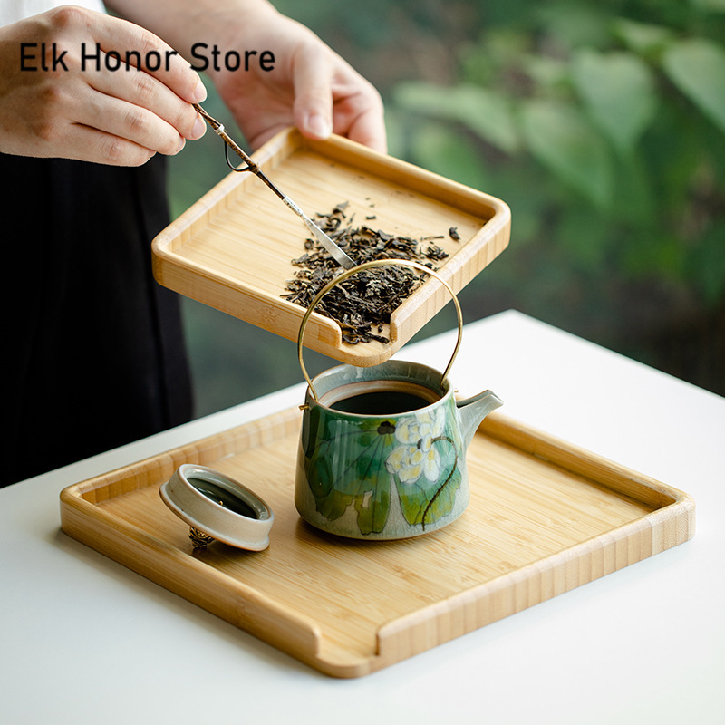 中国の竹製フードトレイ、プアティーボックス、オープンナイフ、 - Bonsai Garden Knife のレビューと価格