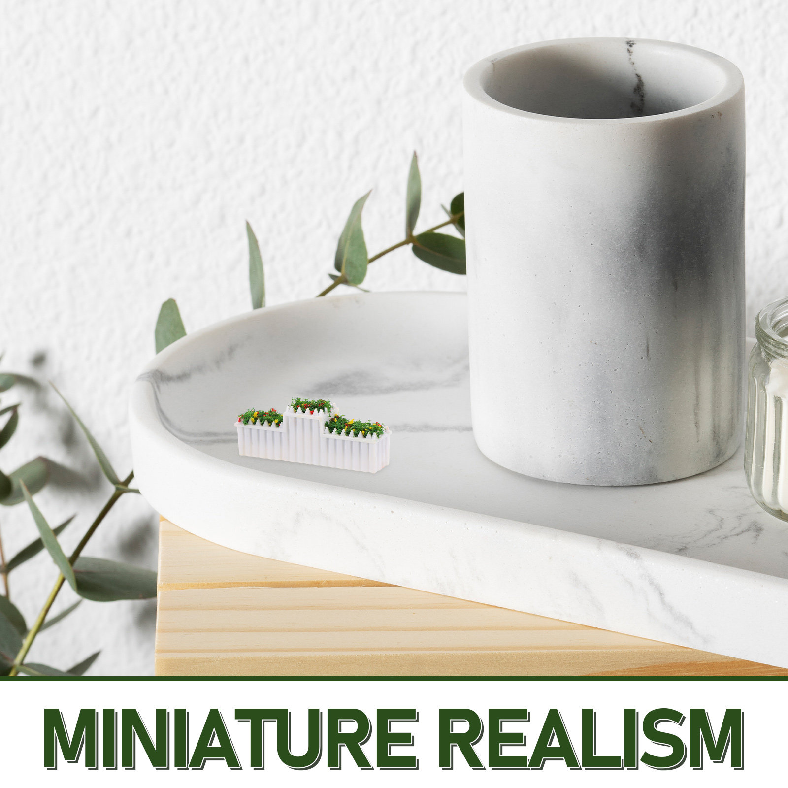 6 個のミニチュア盆栽植物モデル鉢植え人工植物フェアリーハウ - Bonsai Garden For Desk のレビューと価格