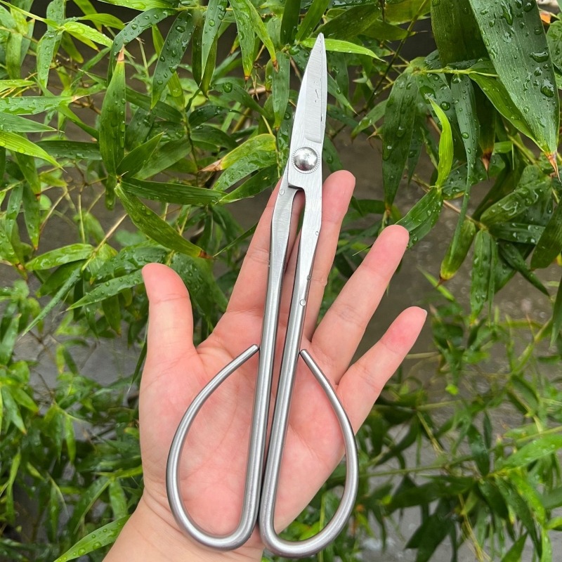柔らかい葉用ハサミ 盆栽道具 枝切りハサミ 延長ステンレス鋼 - Bonsai Garden Knife のレビューと価格