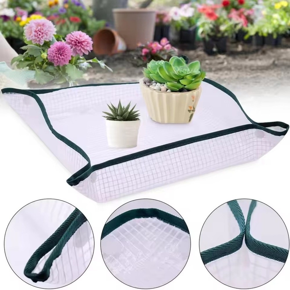 19.68/39.37インチ植物植え替え用正方形マット透明防 - Bonsai Repotting Mat のレビューと価格