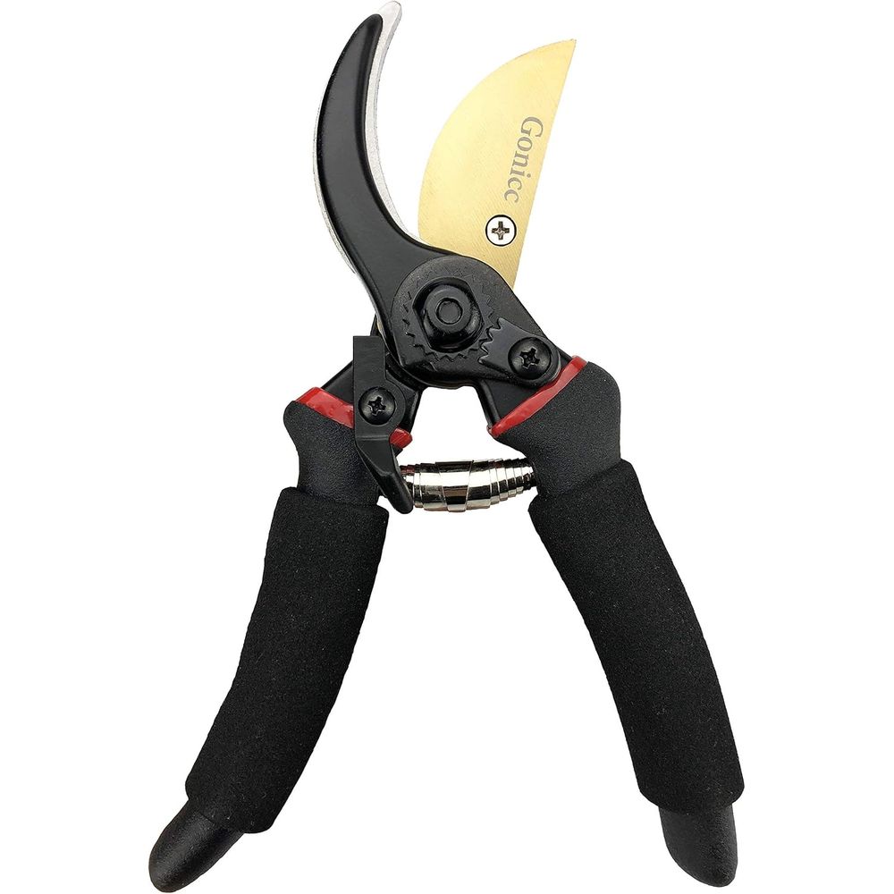 8本組プロ仕様プレミアムチタン製バイパス剪定鋏、ハンドプルー - Bonsai Garden Knife のレビューと価格