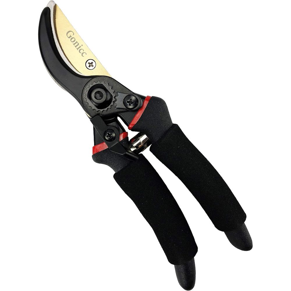 8本組プロ仕様プレミアムチタン製バイパス剪定鋏、ハンドプルー - Bonsai Garden Knife のレビューと価格