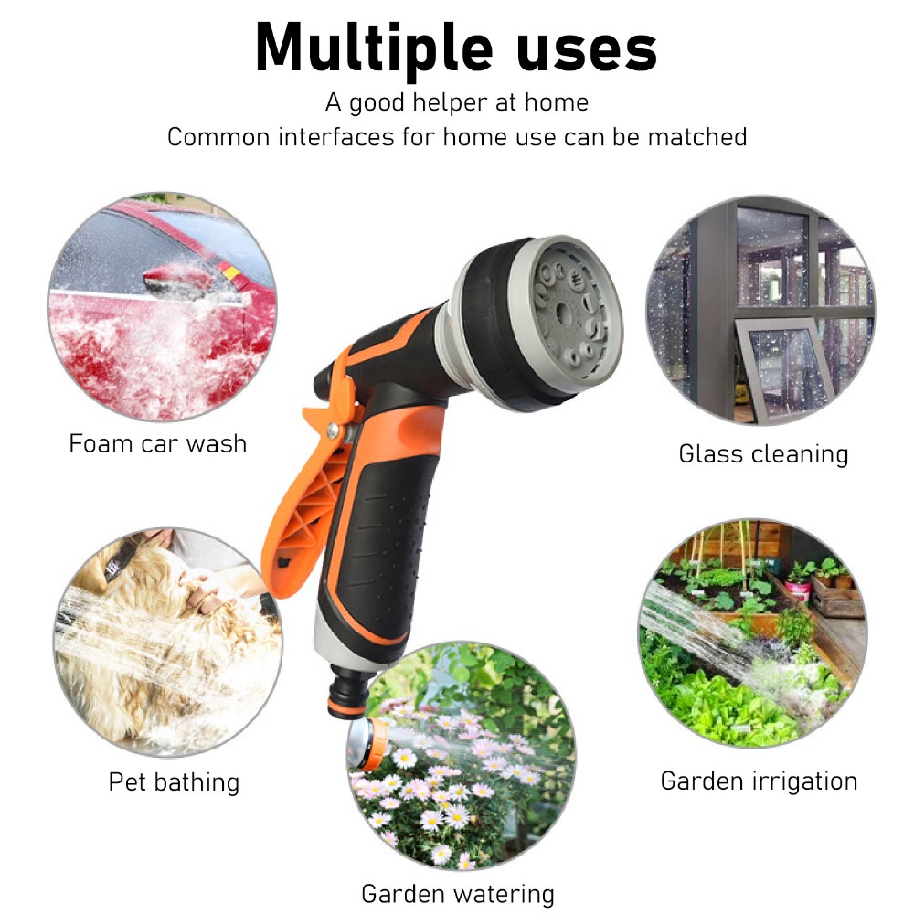 ABS、ゴム製ガーデンホースノズル、10種類の噴射モード、黒 - Gardena Hose Comfort のレビューと価格
